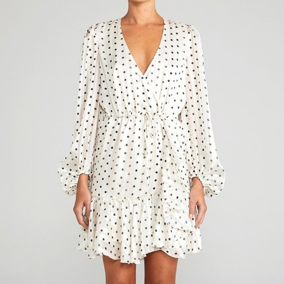 shona joy polka dot dress